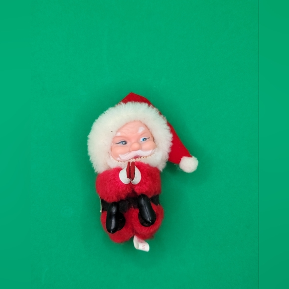 Vintage Santa Claus Clip On Tree Hugger Pincher Christmas Ornaments - Picture 9 of 9